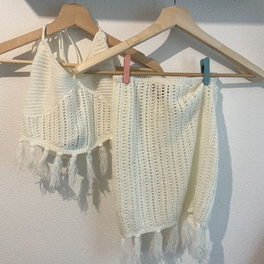 Pretty little thing summer knit set XS