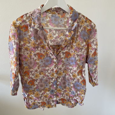 Blouse florale pour femme