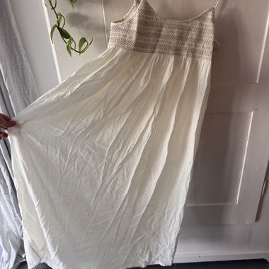 Robe longue à bretelles