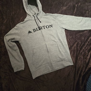 Burton Kapuzenjacke grau Grösse S