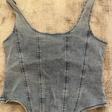 SHEIN Denim Top