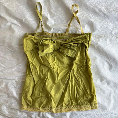 “Donto” bow tie detailing cami top