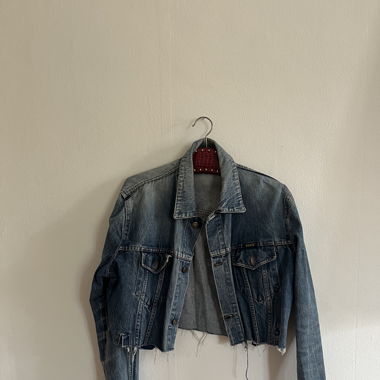 Cropped Jeansjacke