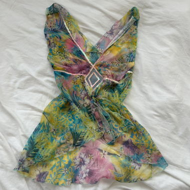 vintage summer top size S made in France