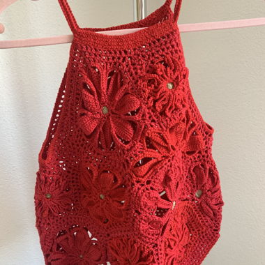crocheted top