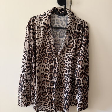 Chemise à imprimé léopard de Zara