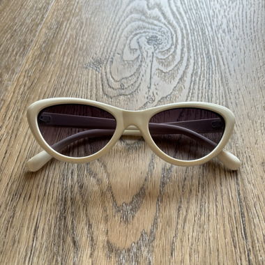 vintage white sunglasses