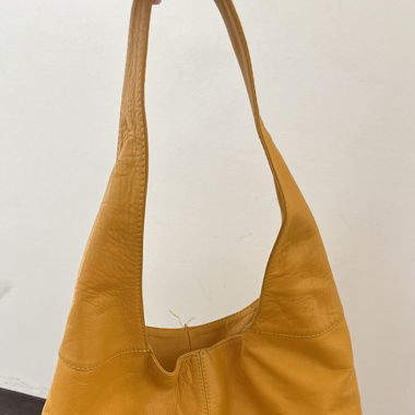 Bright Yellow Leather Bag