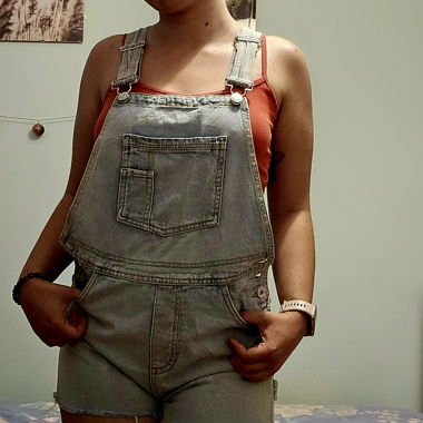 Vintage Latzhose aus Denim
