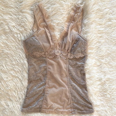 japanese vintage: blush-toned camisole