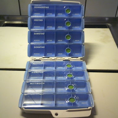 7-Day Pill Box Blue