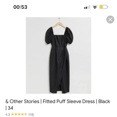 Beige dress &other stories 