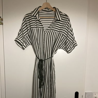 Striped Shirt dress