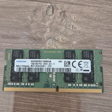 16 GB RAM – Samsung DDR4-2666 SODIMM