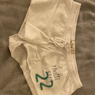 Pantaloncini da allenamento bianchi Hollister Co