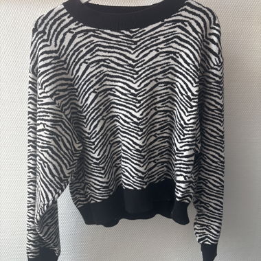 Zebra Print Sweater