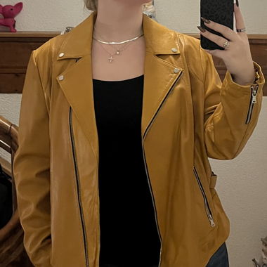Lederjacke 