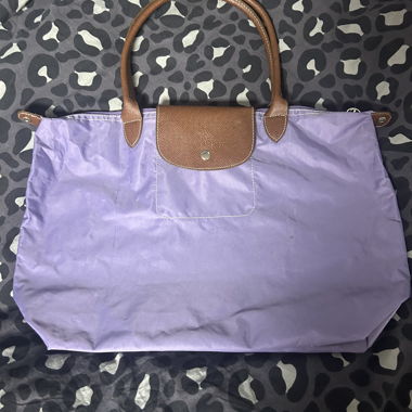 Lilac Handbag with Handles
