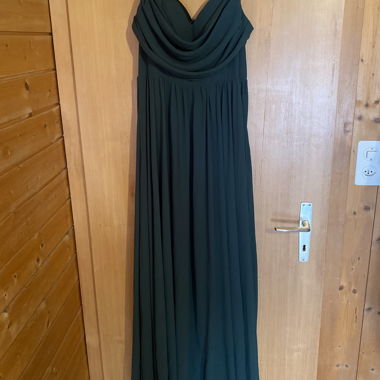 Green evening dress