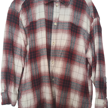 H&M Red and White Checked Shirt