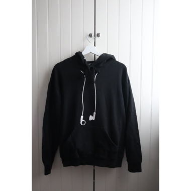Black hoodie with print