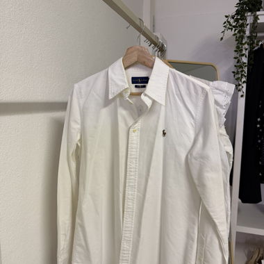 Weisses Ralph-Lauren-Hemd