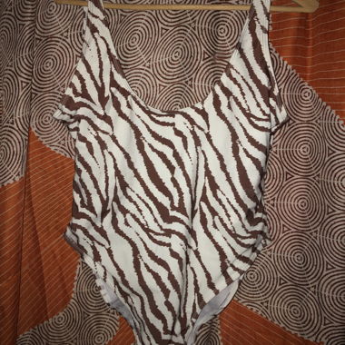 Costume da bagno con stampa zebra