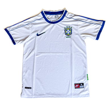Retro Brasilien Nike Trikot weiss M