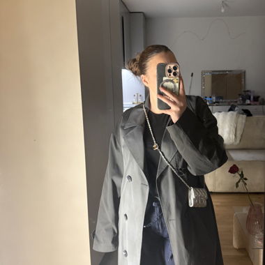 Grey Trench Coat 