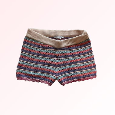 Shorts all'uncinetto ZARA colorati Taglia S