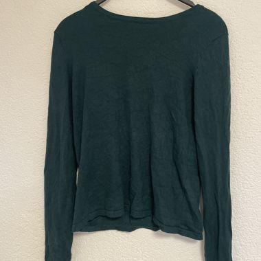 T-shirt à manches longues vert foncé