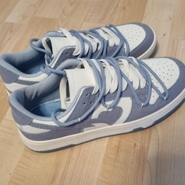 Custom Dunks Low, Babyblue-White (not Nike) 