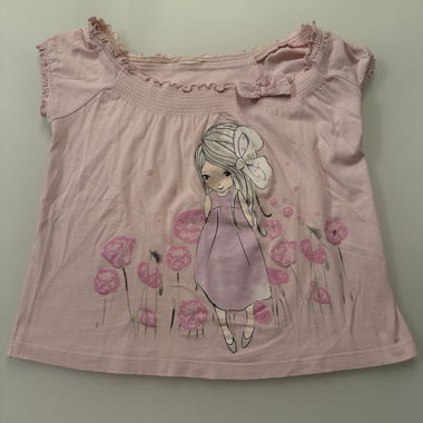 Rosa Kinder-T-Shirt