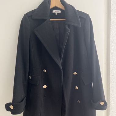 Cappotto nero Morgan