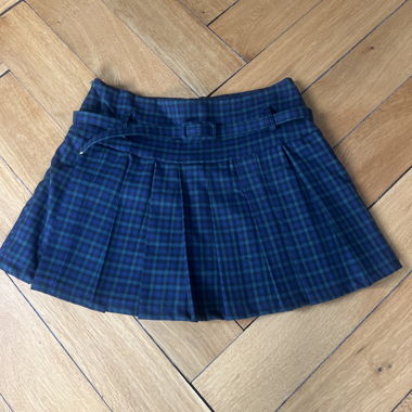 Gonna a pieghe tartan