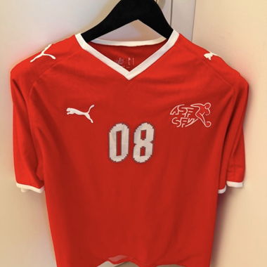 Maglia originale Svizzera 2008, taglia L