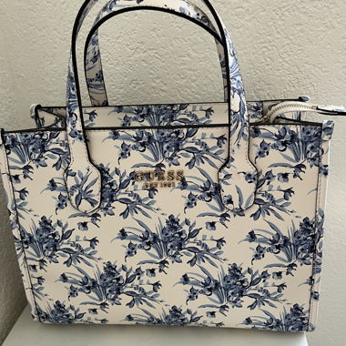 Guess Floral Shoulder Bag with Strap