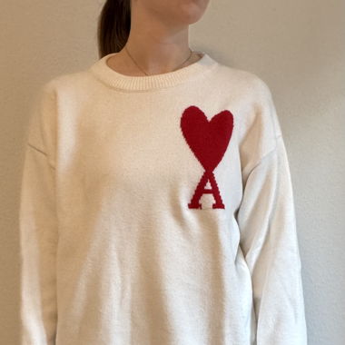 Ami Heart Sweater