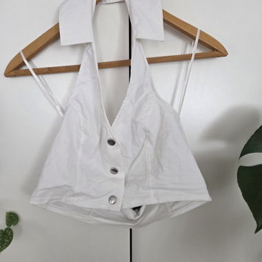 White Top with Collar