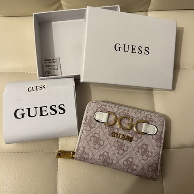Guess White Wallet