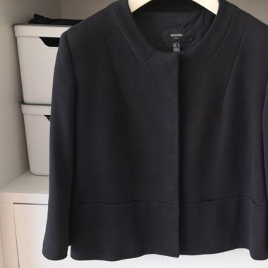 MANGO suit - Businessjacke Baumwolle - 3/4 Ärmel