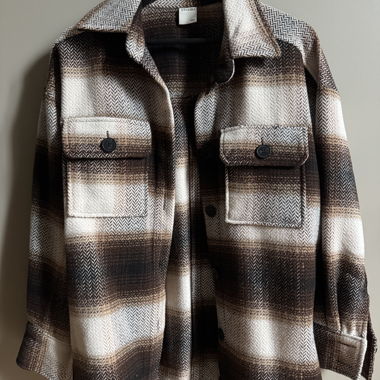 Giacca overshirt a quadri