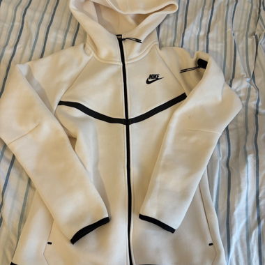 White Nike Tech jacket