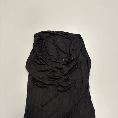 black glitter top