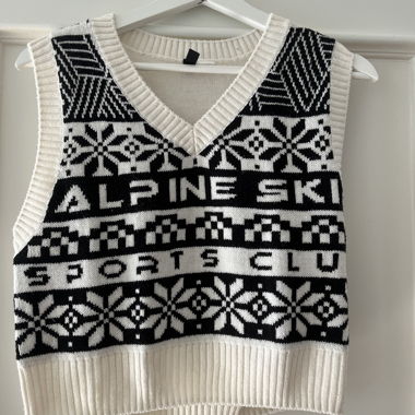 Gilet en maille de ski alpin