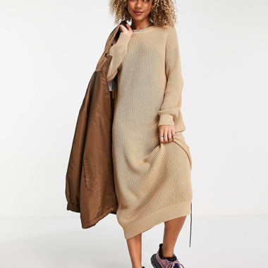 Robe maxi en maille