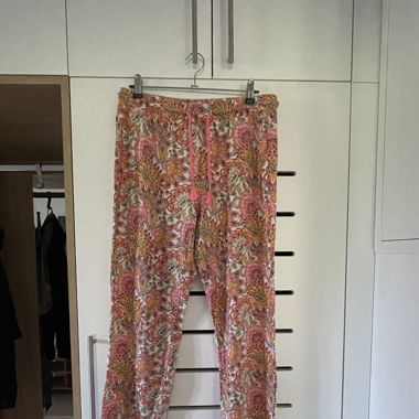Pantalon léger body collection fleur rose Tchibo