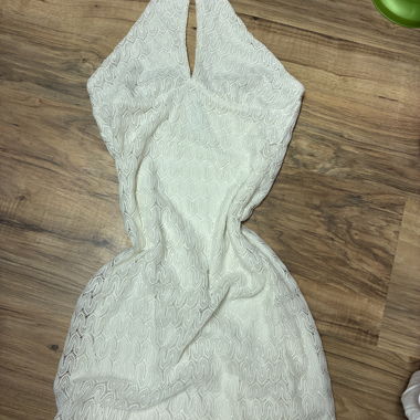 Abito corto bianco