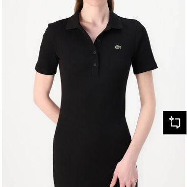 Abito polo Lacoste nero