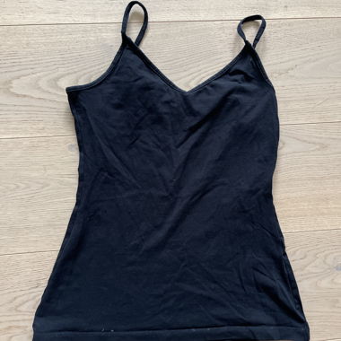Black tank top